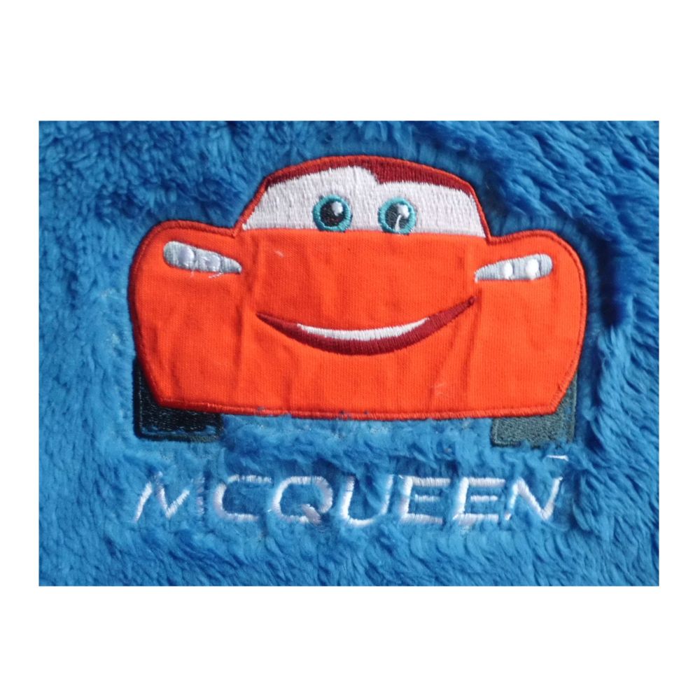 Disney Cars Anzug, Overall, Coral Fleece, blau-grau, Gr. 62-92